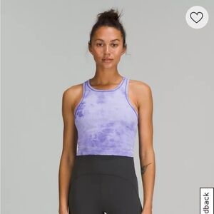 LULULEMON Ebb to Street Crop Tank Size 6